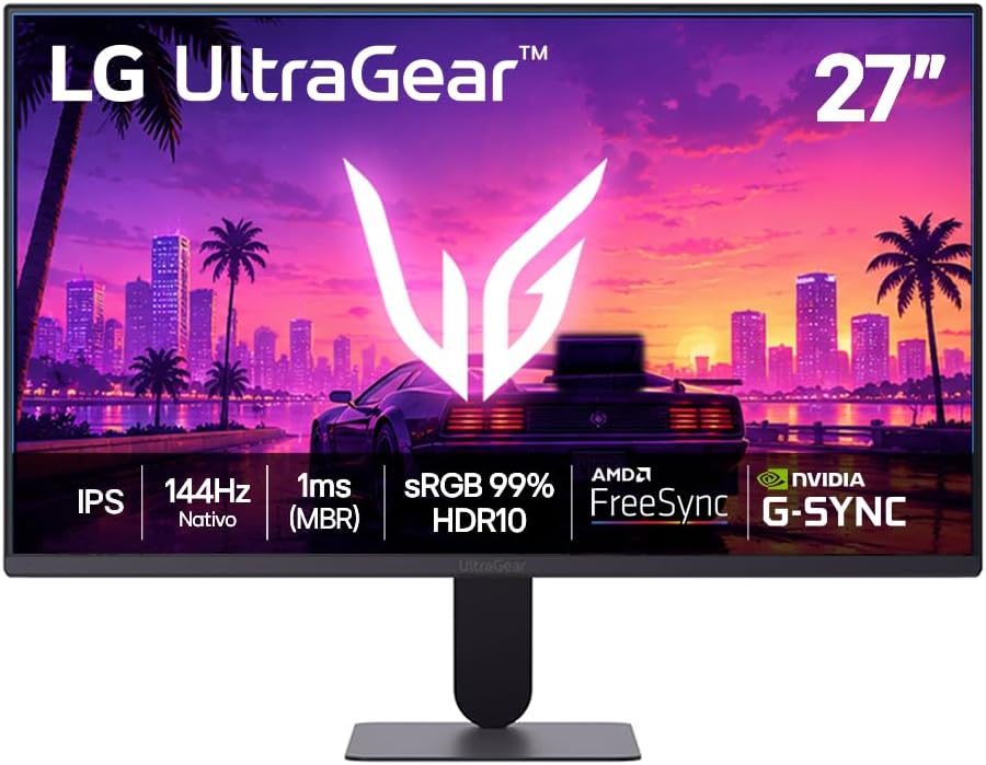 LG UltraGear 27G411B: o que o 1 ms, o 144 Hz e o HDR10 significam na prática