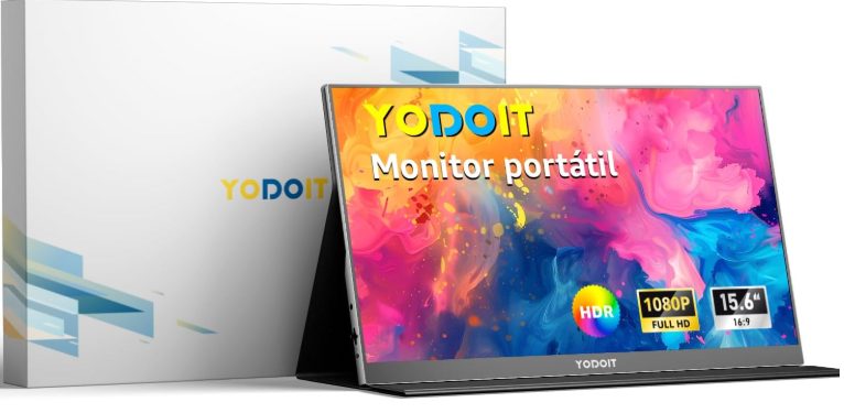 Yodoit Monitor Portátil 15,6": o que a ficha técnica não explica sobre o funcionamento real