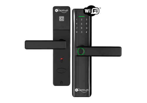 Fechadura Digital Biométrica Wi-Fi Inteligente Kuanttum Delta Pro