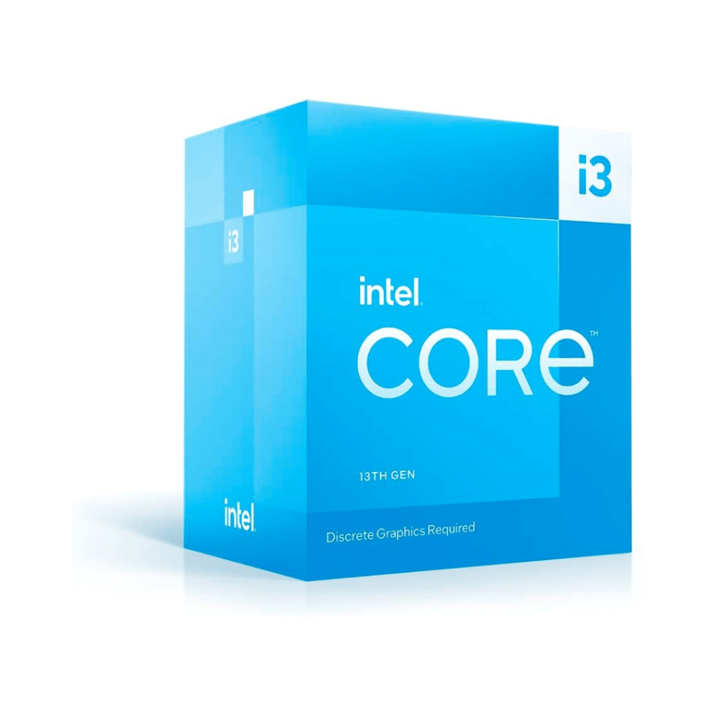 Intel Core i3-13100F 3.4GHz (4.5 Turbo) Processador para desktop LGA 1700 de 4 núcleos (Raptor Lake)