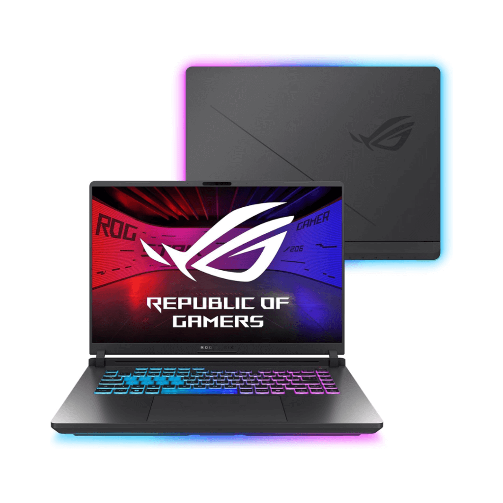 Notebook ASUS ROG Strix G16, Intel Core i9, RTX 5060, 16 GB, 512 GB SSD W11 Home, 16.0'', Eclipse Gray - G615JMR-S5001W