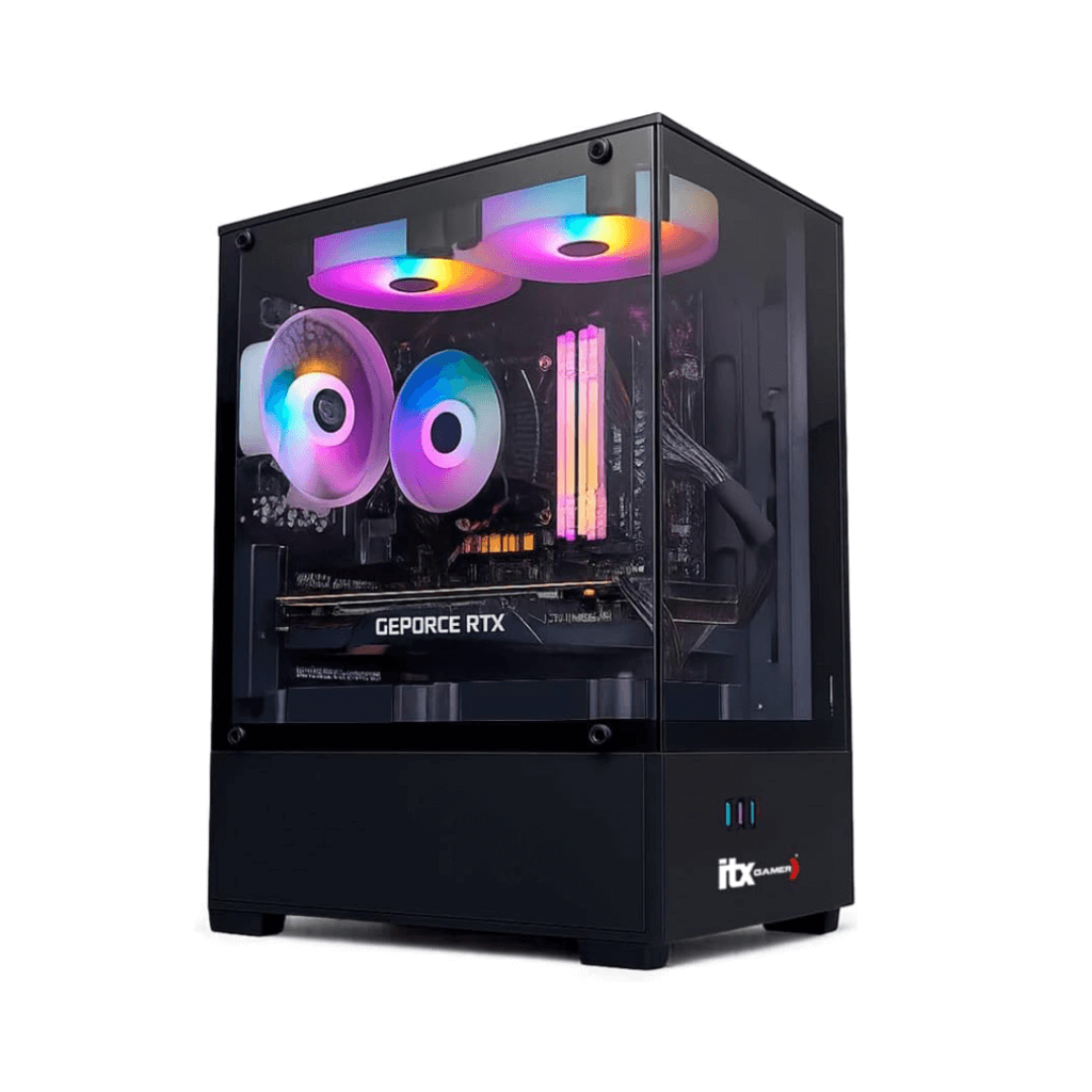 PC Gamer ITX Arena, Ryzen 5 5500, NVidia GeForce RTX 5060 8GB, Ram 16GB, SSD 1TB, Gabinete Gamer - 01