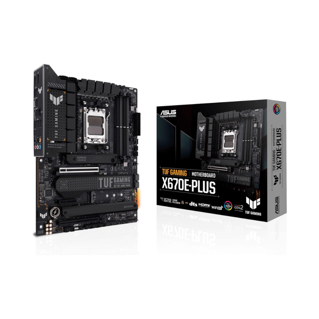 Placa Mãe Asus TUF GAMING X670E-PLUS (AM5/DDR5/4x M.2 /PCIe 5.0/USB3.2)
