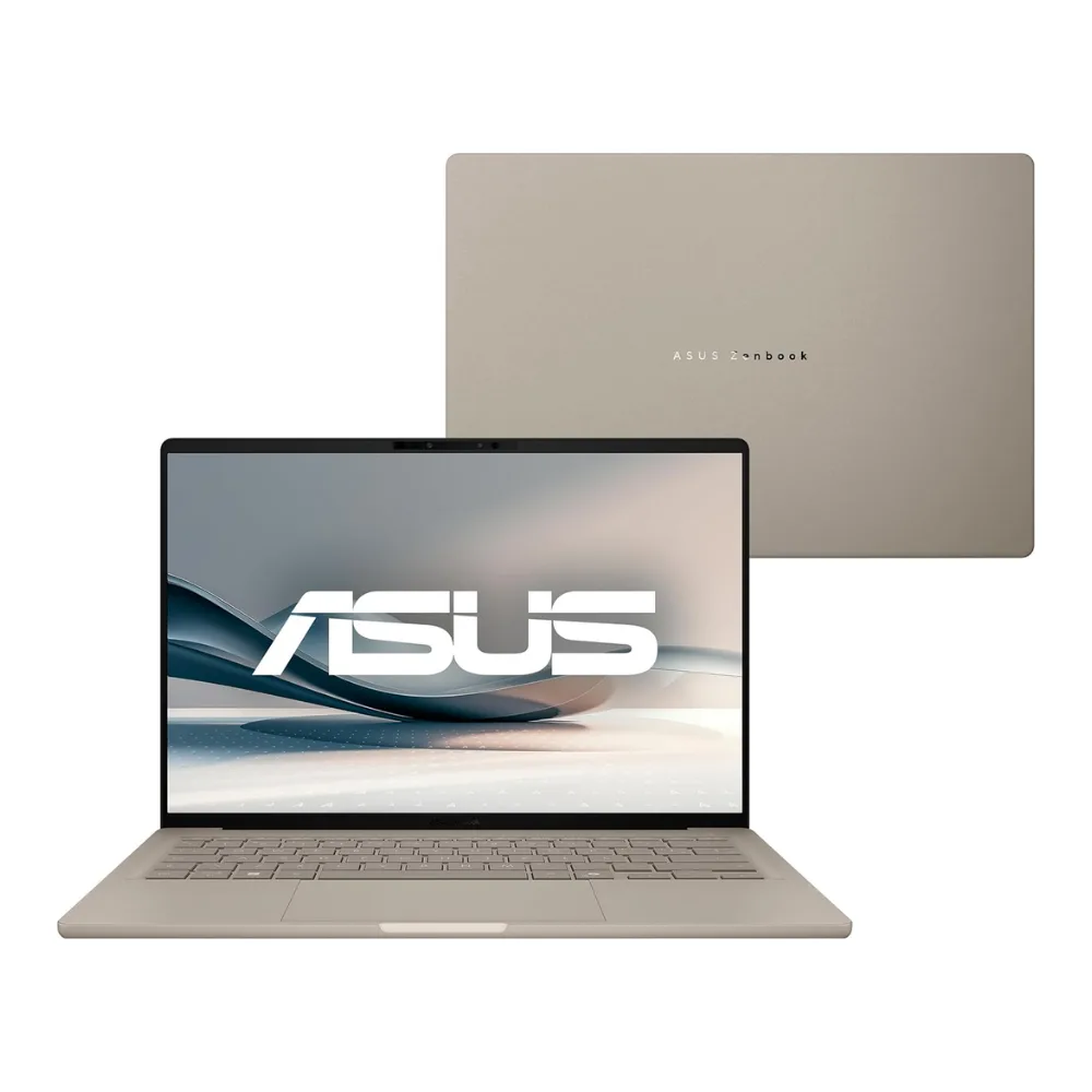 Notebook ASUS Zenbook A14 OLED SNAPDRAGON, 32 GB RAM, 1.0 TB SSD, W 11 Home, Tela 14, Zabriskie Beige - UX3407QA-QD391W