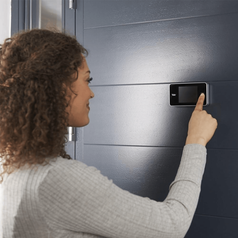 Olho Magico Digital Real View com Tela LCD, Camera com Visão de 105°